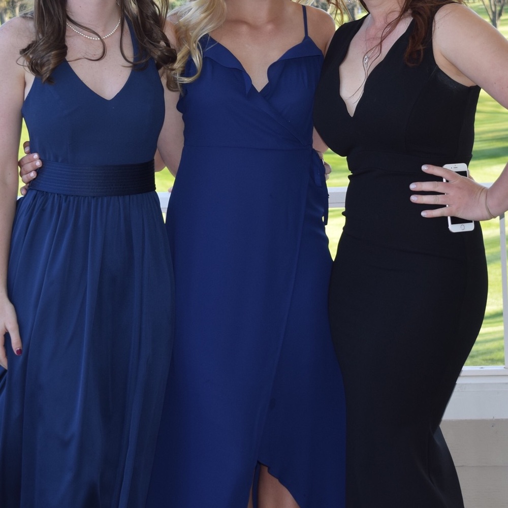 Navy Blue Express Maxi Dress